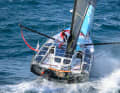 En novembre 2023 chez Transat Jacques Vabre : Boris Herrmann avec "Malizia - Seaexplorer".