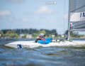 Heiko Kröger in the 2.4m Norlin OD at the World Sailing Championships on the Braassemermeer