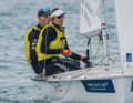 Malte e Anastasiya Winkel sono stati il miglior equipaggio tedesco di 470 misti, al quarto posto a metà Trofeo, appena davanti a Simon Diesch/Anna Markfort (5°).