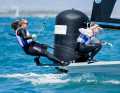 Started their career as Opti sailors at Mühlenberger Segel-Club: the 49er FX sailors Marla Bergmann and Hanna Wille, who sailed to victory in the national Olympic qualifiers here off Mallorca