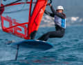 iQFoil-Windsurferin Theresa Marie Steinlein will es als Sechste im Finale wissen - doch der Olympia-Platz ist für sie sicher!