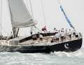 ... le "Cervo" de 39 mètres de long, qui s'est transformé en racer pour la Superyacht Cup et a accueilli à son bord le Danois Jens Christensen