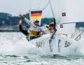 Il team dello Yacht Club di Monaco di Baviera ha iniziato bene il primo giorno dell'86a Warnemünde Week nella terza e ultima tappa di qualificazione per la finale della Sailing Champions League.