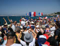 Die Segelfans genossen die Olympia-Regatta in Frankreich intensiv – wenn gesegelt, gesurft und gekitet werden konnte.