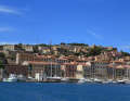 The city harbour is often busy in high season