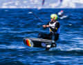 Olympic silver medallist Jannis Maus at the start of the season off Palma de Mallorca.