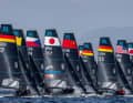 Lancement de la flotte FX dans la baie de Palma.