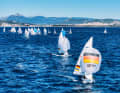 Diesch/Markfort hanno ottenuto tre vittorie di gara prima della medal race, nella quale partono come leader con 21 punti e sono matematicamente imbattibili.