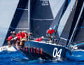 Tony Langley's "Gladiator" on the wave of success off Saint-Tropez.