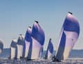 Light shows in the bay of Palma on the first race day of the 52 Super Series.