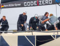 Markus Wieser steered "Platoon Aviation" for the first time in the 52 Super Series regatta.
