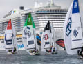 Typiquement Sailing City Kiel : des gros bateaux et de la voile dans un même secteur.