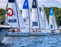 Un départ lors de la compétition des champions sur le fjord intérieur.