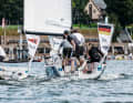Sia il Mühlenberger Segel-Club che il Joersfelder Segel-Club, come il Norddeutscher Regatta Verein, avevano iniziato l'ultimo weekend di campionato della stagione con la possibilità di vincere il titolo.