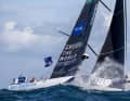 Die Class40 von Lennart Burke und Melwin Fink verteidigte drei Nächte nach dem Start auf Kurs Etappenhafen Cádiz den zurückeroberten dritten Rang.