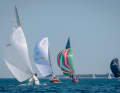 Volle Pracht. Spinnaker-Kurs vor Laboe.