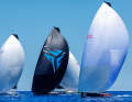 Light winds are the norm at the TP52 World Championship on the Costa Smeralda.