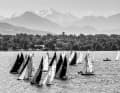 Die Gastgeber der Société Nautique de Genève machten das Beste aus den flauen Winden, schickten die Flotte bei der Sechser-EM in der Regel schon am frühen Morgen auf den Genfersee, um die Frühbrise zu nutzen, bevor der Wind einschlief.