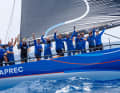 Even whilst still at sea, the "Paprec" team were already raising their fists to the sky above Lanzarote after the final.