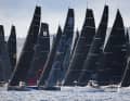 Alles dabei im 145 Boote starken Feld: TP52, XR 41, Wallyrocket 51 und ClubSwan 45 an einer Startlinie.