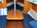 The seating position, berth lengths, appearance and space utilisation are still benchmarks in the small cruiser segment today
