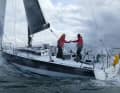 Ersegelten im stürmischen 4. Baltic 500 2022 mit der JPK 11.80 "Frida" einen neuen Streckenrekord: Tim Behrendt und Andreas Buchheim