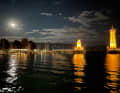 28e place : Christian Eiglmeier - Impression de nuit dans le port de Lindau