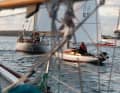 Kurz vor dem Start in der Strander Bucht.