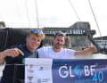 Lennart Burke und Melwin Fink bereiten sich in Lorient auf den Globe40-Start am 31. August vor.