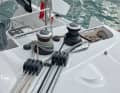 Power plant: Halyards, stretchers and the sheets are easy to operate with two electric winches. The traveller also runs at the touch of a button.
