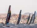 The second stage start off Mindelo on the Cape Verde Islands