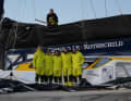 The Gitana crew shortly before setting off on the record attempt