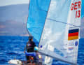 Won the elimination thriller for the Olympic test regatta in the 470 mixed: Malte and Anastasiya Winkel