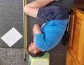 In dieser Position will Bedwell im Neubau schlafen