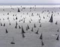 Classic picture from the start day of the Fastnet Race in the Solent