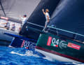 In the lead at the halfway point of the 41st edition of the Spanish classic in the ClubSwan 50 single class: Leonardo Ferragamo's "Cuordileone"