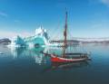 "Dagmar Aaen" dans les régions arctiques - ici une photo d'un voyage passé