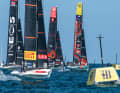 La veille de la pré-régate, les Italiens de Team Luna Rossa Prada Pirelli figuraient parmi les plus sérieux challengers des Kiwis.