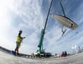 This is where the French AC40 spoiler is craned