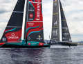 I difensori della Coppa da Emirates Team New Zealand e dal team francese Orient Express Racing