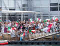 Im italienischen Lager ist die Stimmung in dieser Anfangsphase des Louis Vuitton Cup euphorisch