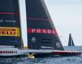 The Silver Arrow of Luna Rossa Prada Pirelli also had foiling stress on the third semi-final day