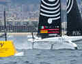 The Italian winners on the AC40-Foiler