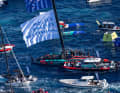 The old and new Cup defenders from New Zealand thank the host city of Barcelona