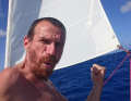Yann Quenet auf See