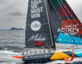 Un'immagine indimenticabile non solo per Boris Herrmann, Will Harris, Rosalin Kuiper, Nico Lunven e il reporter di bordo Antoine Auriol: il Team Malizia è stato il più veloce a passare l'Hoorn nella The Ocean Race 2023.