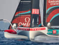 Les meilleurs équipages de la 2e pré-régate de la 37e America's Cup : Emirates Team New Zealand, vainqueur, et Luna Rossa Prada Pirelli Team, de Patrizio Bertelli.