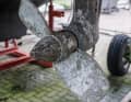 Stark verschmutzte Propeller müssen zunächst gereinigt werden.