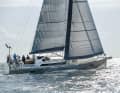 Il Boréal si è dimostrato molto equilibrato nel test al largo di La Rochelle ed è entrato nell'onda senza problemi.