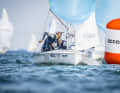 The Kiel Week runners-up in the 420: Amelie Wehrle and Riccardo Honold